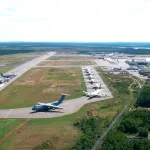 L’aéroport de Gander a accueilli 38 avions n’ayant pu se poser aux États-Unis le 11 septembre 2001. Photo : Gander Airport Historical Society