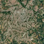 La région métropolitaine de Goiânia, capitale de l’État de Goiás, au Brésil.