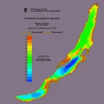 Bathymetric map of Lake Baikal. Source: INTAS Project 99-1669.