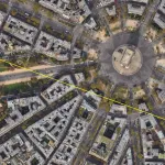 Location of Jeffrey Epstein’s residence at 22 Avenue Foch in Paris.