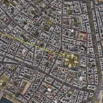 Location of Jack Lang’s residence at 17 Place des Vosges.