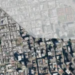 Zoom sur la Transamerica Pyramid et sa position par rapport à l’ennéagone.