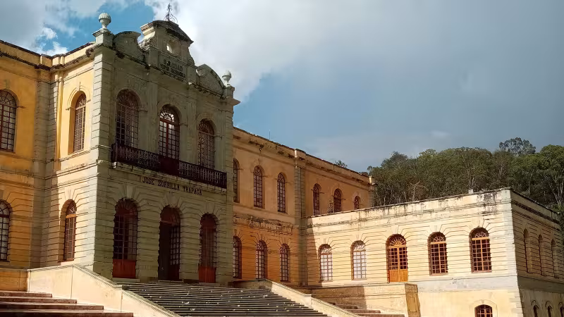 Façade du Centro de las artes San Agustin, en périphérie d'Oaxaca